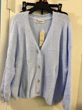 No Boundaries XL Fuzzy Cardigan